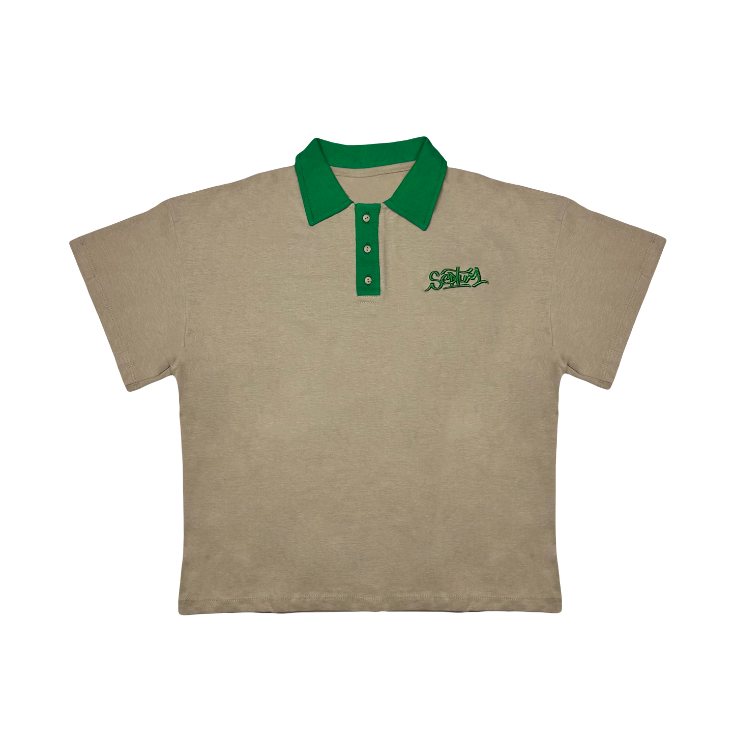REMERA POLO TAG BEIGE